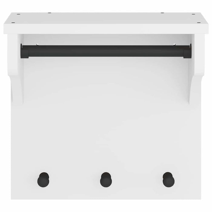 Suport pentru haine "SANDNES" alb 43x30x42 cm lemn masiv de pin - WALTI WALTI
