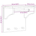 Suport pentru haine "SANDNES" alb 43x30x42 cm lemn masiv de pin - WALTI WALTI