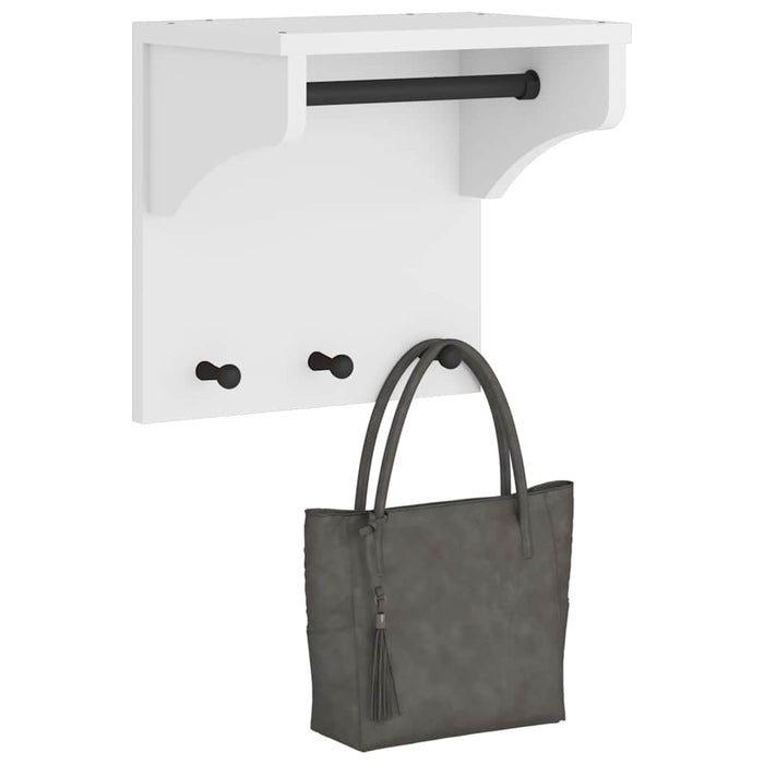 Suport pentru haine "SANDNES" alb 43x30x42 cm lemn masiv de pin - WALTI WALTI