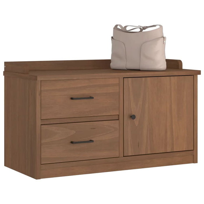 Bancă pentru hol „SANDNES” 87x40x50 cm din lemn masiv de pin - WALTI WALTI