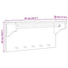 Suport pentru haine "SANDNES" 87x30x42 cm, lemn masiv de pin - WALTI WALTI