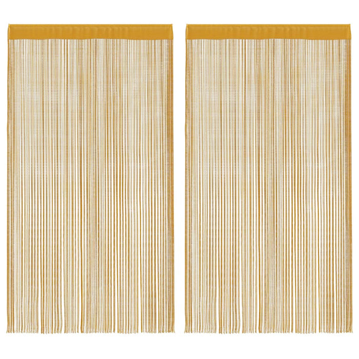 Perdele șir 2 buc Aur 140x250 cm - WALTI WALTI