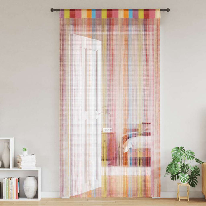 Perdele șir 2 buc Multicolor 140x250 cm - WALTI WALTI