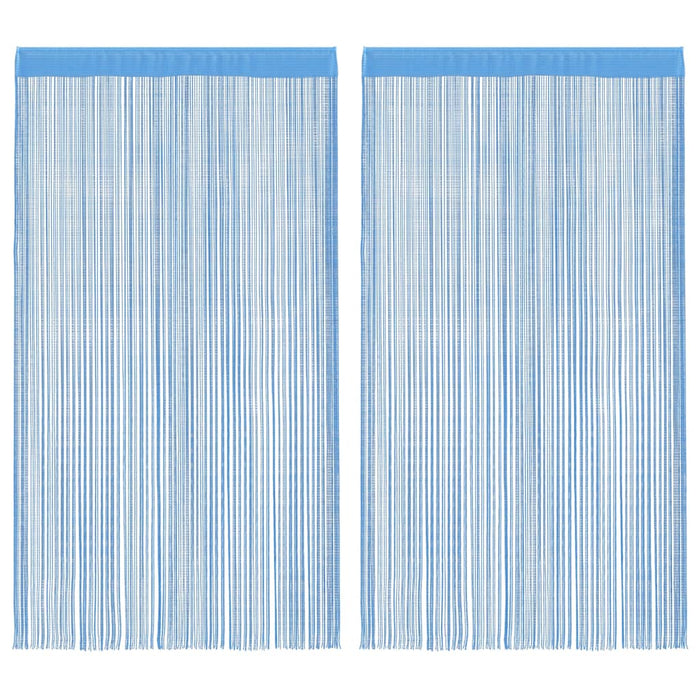 Perdele șir 2 buc Albastru deschis 140x250 cm - WALTI WALTI