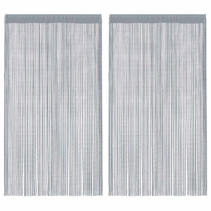 Perdele șir 2 buc Gri deschis 100x250 cm - WALTI WALTI