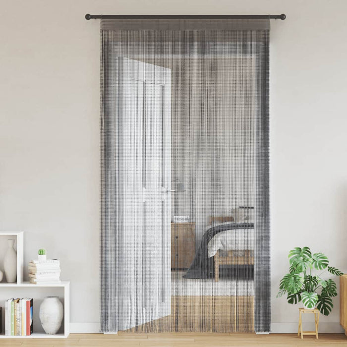 Perdele cu șnur, 2 buc., antracit, 100x250 cm WALTI
