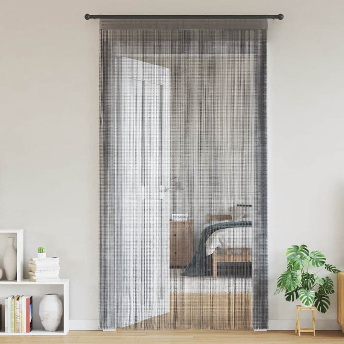 Perdele cu șnur, 2 buc., antracit, 140x250 cm WALTI
