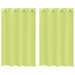 Perdele Voile cu Oelii 2 buc Verde măr 140x175 cm - WALTI WALTI