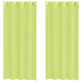 Perdele Voile cu Oelii 2 buc Verde măr 140x225 cm - WALTI WALTI