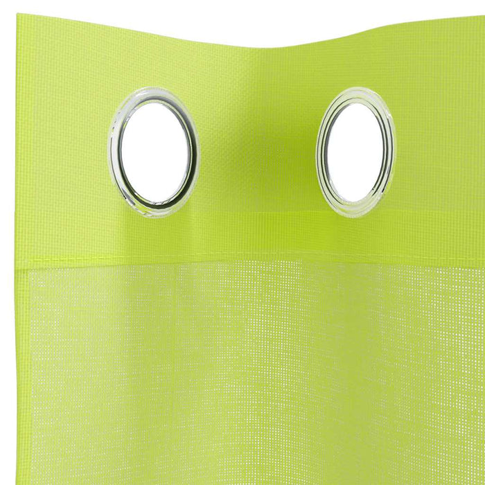 Perdele Voile cu Oelii 2 buc Verde măr 140x225 cm - WALTI WALTI