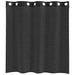 Perdele Voile cu Oeje 2 buc Negru 140x140 cm - WALTI WALTI