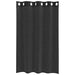Perdele Voile cu Oeli 2 buc Negru 140x175 cm - WALTI WALTI