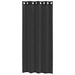 Perdele Voile cu Oeli 2 buc Negru 140x245 cm - WALTI WALTI