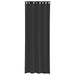 Perdele Voile cu Oeli 2 buc Negru 140x300 cm - WALTI WALTI