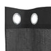 Perdele Voile cu Oeli 2 buc Negru 140x300 cm - WALTI WALTI