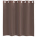 Perdele Voile cu Oelii 2 buc Maro 140x140 cm - WALTI WALTI