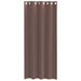 Perdele Voile cu Oeli 2 buc Maro 140x225 cm - WALTI WALTI