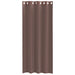Perdele Voile cu Oelii 2 buc Maro 140x245 cm - WALTI WALTI
