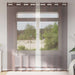 Perdele Voile cu Oelii 2 buc Maro 140x245 cm - WALTI WALTI