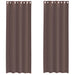 Perdele Voile cu Oelii 2 buc Maro 140x260 cm - WALTI WALTI