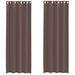 Perdele Voile cu Oelii 2 buc Maro 140x300 cm - WALTI WALTI