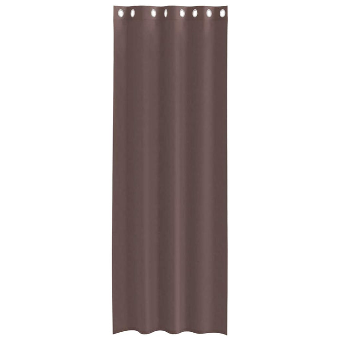 Perdele Voile cu Oelii 2 buc Maro 140x300 cm - WALTI WALTI