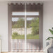 Perdele Voile cu Oelii 2 buc Maro 140x300 cm - WALTI WALTI