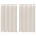 Perdele Voile cu Oelii 2 buc Crem 140x175 cm - WALTI WALTI