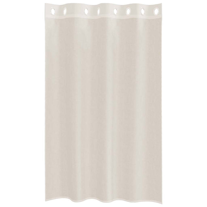 Perdele Voile cu Oelii 2 buc Crem 140x175 cm - WALTI WALTI