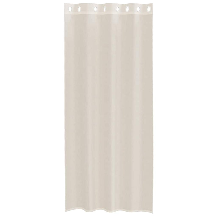 Perdele Voile cu Oelii 2 buc Crem 140x225 cm - WALTI WALTI