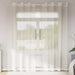 Perdele Voile cu Oeli 2 buc Crem 140x245 cm - WALTI WALTI