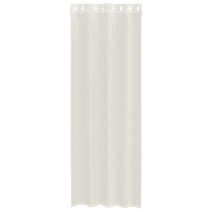 Perdele Voile cu Oelii 2 buc Crem 140x260 cm - WALTI WALTI