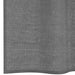 Perdele voal cu oeje 2 buc Gri închis 140x175 cm - WALTI WALTI