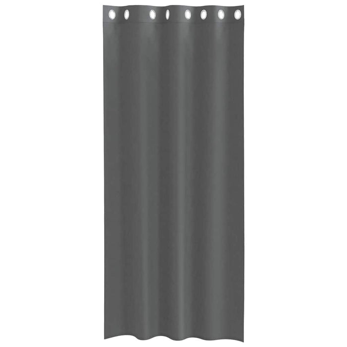 Perdele Voile cu Oelii 2 buc Gri închis 140x225 cm - WALTI WALTI
