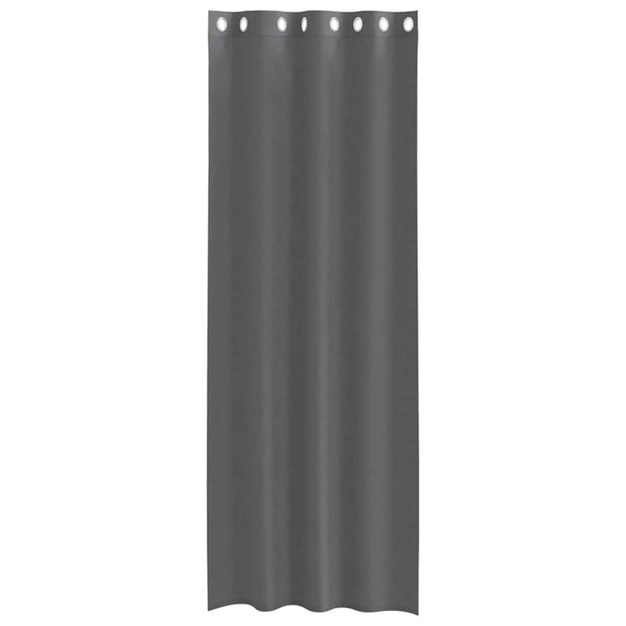 Perdele Voile cu Oelii 2 buc Gri Inchis 140x260 cm - WALTI WALTI