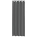 Perdele Voile cu Oelii 2 buc Gri Inchis 140x260 cm - WALTI WALTI