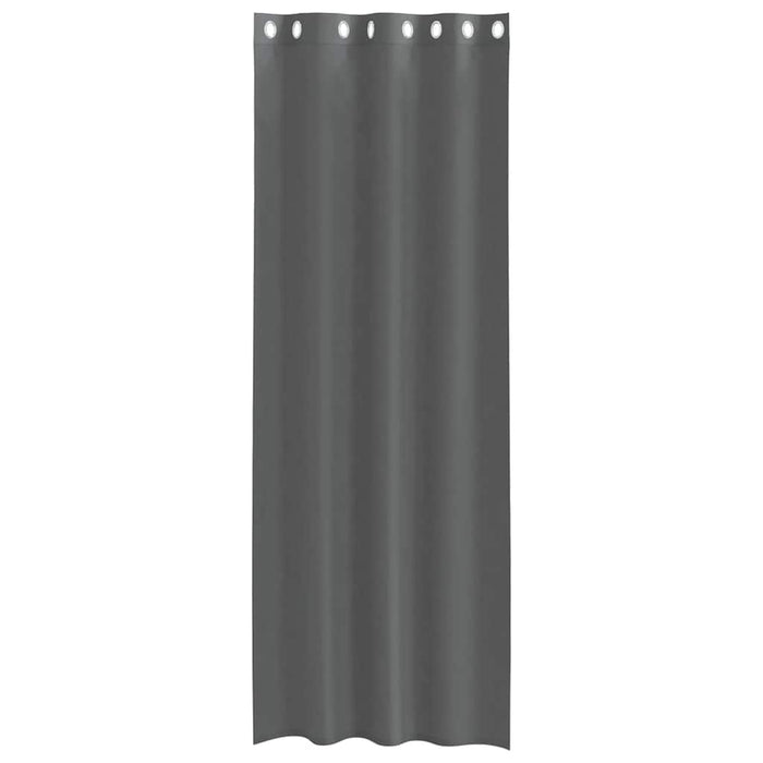Perdele Voile cu Oelii 2 buc Gri Inchis 140x300 cm - WALTI WALTI