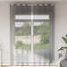 Perdele Voile cu Oelii 2 buc Gri Inchis 140x300 cm - WALTI WALTI