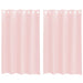Perdele Voile cu Oelii 2 buc Roz deschis 140x175 cm - WALTI WALTI