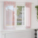 Perdele Voile cu Oelii 2 buc Roz deschis 140x175 cm - WALTI WALTI