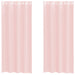 Perdele Voile cu Oelii 2 buc Roz deschis 140x225 cm - WALTI WALTI