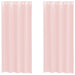 Perdele Voile cu Oelii 2 buc Roz deschis 140x245 cm - WALTI WALTI