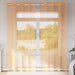 Perdele Voile cu Oelii 2 buc Portocaliu 140x225 cm - WALTI WALTI