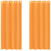 Perdele Voile cu Oelii 2 buc Portocaliu 140x245 cm - WALTI WALTI