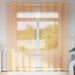 Perdele Voile cu Oelii 2 buc Portocaliu 140x245 cm - WALTI WALTI