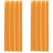 Perdele Voile cu Oeli 2 buc Portocaliu 140x260 cm - WALTI WALTI
