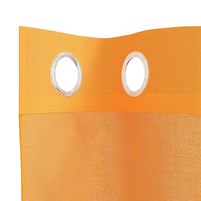 Perdele Voile cu Oeli 2 buc Portocaliu 140x260 cm - WALTI WALTI