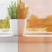 Perdele Voile cu Oelii 2 buc Portocaliu 140x300 cm - WALTI WALTI