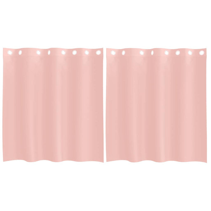 Perdele Voile cu Oelii 2 buc Roz 140x140 cm - WALTI WALTI