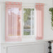Perdele Voile cu Oelii 2 buc Roz 140x140 cm - WALTI WALTI
